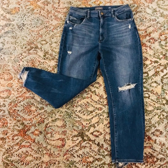 DL1961 Women’s Jerry Jeans High Rise Vintage Straight Size 30 Edmund - Picture 1 of 8